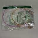 2 Packs Chew-Proof Dog Leash Extension, Tangle Free Short Lead Extender for Training Walking, Durable Cable Extender Suitable for All Breeds Dogs (Orange+ Purple, 24 inch/60cm)