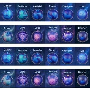 2 x 24 Pack Twelve Constellations Slow Rising Squishies with Valentines Cards Galaxy Stress Balls for Kids School Class Classroom Valentines Day Gifts Prizes Party Favors