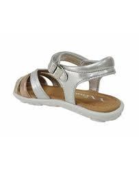 SM New York Girls Silver Sandals 3