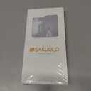 SAKUULO Compatible with Samsung Galaxy A15 5G Case, [Screen Protector + Kickstand] Purple Butterfly Design,Tire Texture Anti-Slip Shockproof Lightweight Ultra Thin Protective Case 6.5inch