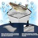 MORXPLOR Insulated Fish Cooler Bag for Fishing 41x17 47x17In 50x20In 60x24 72x30 80X40 Inches,Large Insulated Fish Kill Bag,Fishing Catch Bag Cooler with Water-resistant Zipper