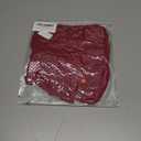 Avidlove Mesh Crop Tops for Women Long Sleeve Fishnet Shirt See Through Tops Rave Outfits Party Clubwear (Red, XL)