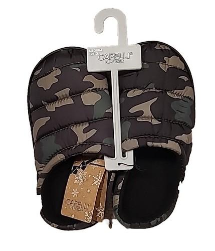 Capelli Camo Scuff Youth Boys Green Casual Slippers  Size 1/2