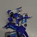 Collision Transforming Dinosaur Car Toy, 2 Magnetic Cars Transform into Dinosaur Toys for Kids Toddler Fun Deformation Robot Dino Car Christmas Birthday Gift Toys for Boys Girls(Blue Dragon)