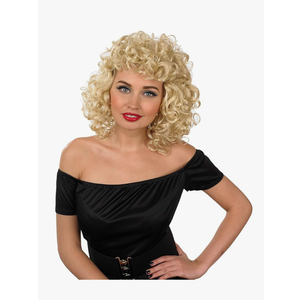 fun shack Blonde Bob Curly Wig, Platinum Short Curly Hair Wig for Women, Perfect for Parties and Events, One Size