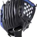 Baseball Glove, Infield Throwing Glove, PU Leather, Left Hand Gloves, Multiple Sizes + Colors,Fit for Adult/Youth/Kids/Beginner Outdoor Sports Training (11.5, Blue)