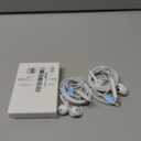 2 Packs USB C Headphones for iPhone 17/16/15 Earbuds, Type C Earphones with Mic & Remote Control Noise Cancelling for iPhone 17 16 15 Pro Max Plus, iPad Pro, Galaxy S25/S24/Ultra Note 10/20 and More (White)