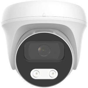 LongPlus 8MP PoE IP Camera, Turret Security IP Camera Outdoor Indoor, IR Night Vision, IP66 Waterproof, NDAA Complaint