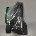 Mini Silicone Kitchen Utensils Set 6-Piece Black, Space-Saving Cooking Tools, Kid-Safe Cookware, Travel, Small Kitchen Utensil Set for Camping & RV