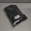 DOCUMO Fleece Lined Tights for Women Thermal Pantyhose Winter Warm Fake Translucent Tights High Waisted Thick Leggings (Black, L)