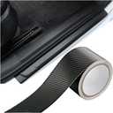 Carbon Fiber Car Tape Roll, 32Ft Air-Release Vehicle Adhesive Wrap Strip, Anti-Scratch Automotive Detailing Protective Tape Sticker Accessories, Universal for SUV, Sedan, Truck (32FT X 2.76in)