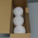 Jolnyus 3x3 inch White Flameless Candles Set of 3 Flickering LED Candles Battery Operated with Remote Control Timers for Concert Fireplace Livingroom Party Dimmable Pillar Candles Flat top