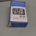 2-Kids Baby Car Camera Dual Monitor  7 Inch Display with Two Rear Facing Car Seat Cameras, 1080P HD Night Vision IR-CUT, USB Powered Plug and Play Backseat Baby Monitor for Infant & Toddler Safety (White)