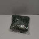 MITILLY Women's Satin Formal One-Shoulder Mock Neck Long Sleeve Bodycon Wrap Mermaid Hem Cocktail Party Maxi Dress Medium Dark Green