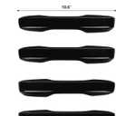Thenice for 11th Gen Civic Door Handle Cover Snap-on No Tape Exterior Handle Protection Compatible with Honda Civic 2026 2025 2024 2023 2022 Accessories, Accord CR-V HR-V 2023-2026 -Piano Black