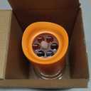 Baquler Halloween Projector Candle Ghost Projector Light Halloween Indoor Decoration Spooky Scary LED Flameless Candle Battery Operated Night Light with Remote and Timer Bedroom Home Decor Party Gift