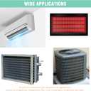 10 Pcs Air Conditioner Fin Comb Cleaner kit AC Coil Cleaning Brush 5 Different Fin Combs Condenser Fin Straightener AC Evaporator Comb Radiator Repair Clean Tool