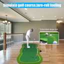 Golf Putting Green Mat,Golf Practice Training Mat for Indoor/Outdoor, 4.8x8ft