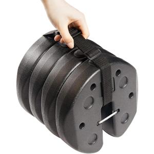 ABCCANOPY Easy Canopy Weights with Lock Design for Wind Resistance, No Sliding, Stably Secure Tents, Canopies, and Umbrellas at Outdoor Events, 4Pack (30LB)