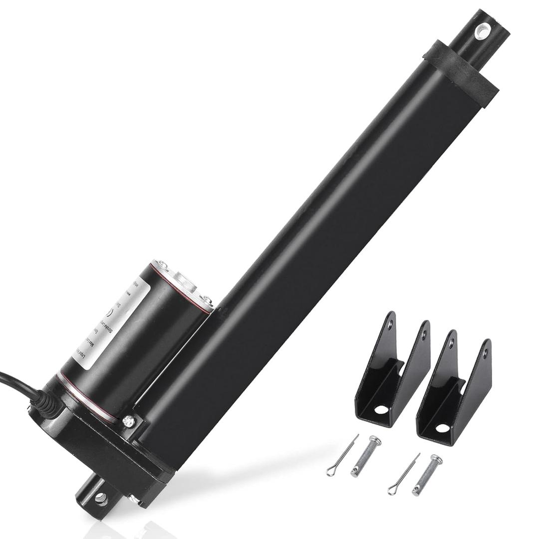 DC HOUSE 8 Inch 8" 225lbs Linear Actuator Motor 1000N DC12V with Mounting Brackets Multi-Function (8"/200mm)