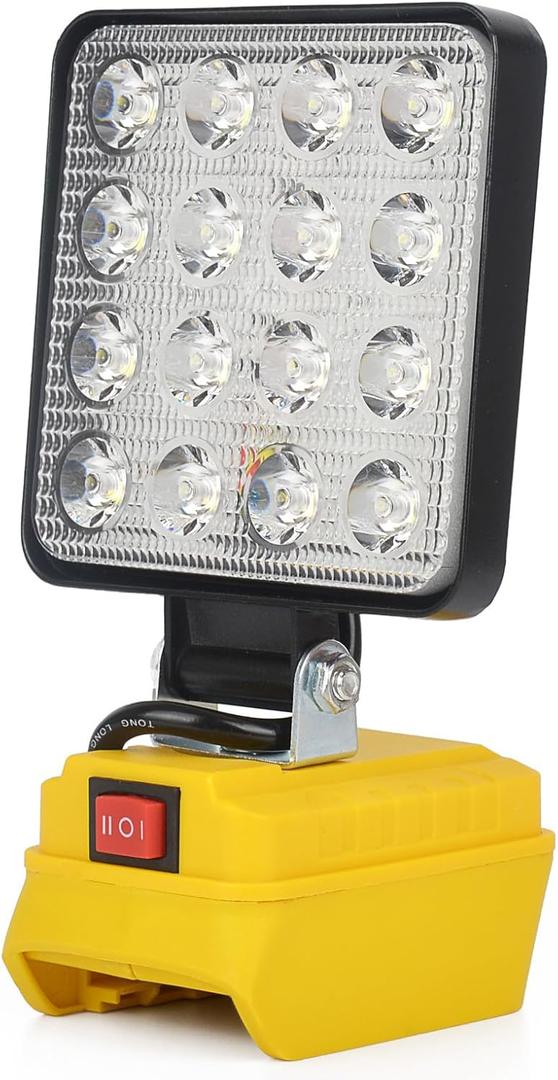 LED Work Light for Dewalt 20V Li-ion Battery, ZDOZITZ 18W 5400LM Work Light for Dewalt 18V XR Battery with Type-C & USB Charging PortTool Only