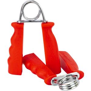 Cando Ergonomic Hand Grip (Red, Easy Tension, Red)