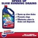 Roto-Rooter Build-Up Remover Drain Cleaner, Enzyme-Based Formula Helps Prevent Clogs and Grease Buildup, Removes Odor, Safe for Septic Systems, Pipes, Toilets, Drains and Sinks, 64 oz