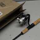 Shakespeare Cirrus 6'6" Spinning Fishing Rod and Reel Combo, 2-Piece Graphite Rod Blank, Size 30 Spinning Reel, Pre-Spooled with Monofilament Fishing Line