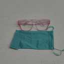 LianSan Safety Glasses Over Eyeglasses for Women - Anti-Fog Goggles Fit Over Prescription Eyewear for ANSI Z87.1 Certified (Light Pink/Clear)