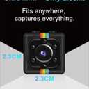 Spy Camera, No WiFi Security Camera with 32GB TF Card, 1080P FHD Mini Cameras with 360 Rotation Bracket, Small Cameras for Home/Indoor/Outdoor Security(Black)