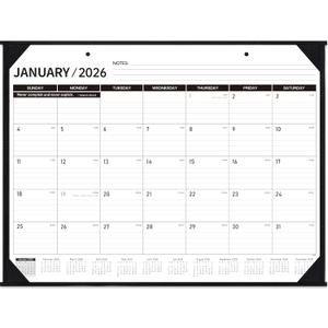 2026 Desk Calendar - JAN. 2026  DEC. 2026, 22" x 17", Large Desk Calendar 2026, 12 Monthly Desk/Wall Calendar 2-in-1, Corner Protector, Desk Pad, Large Ruled Blocks