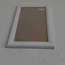 6x10 Wood Frame White, Natural Woodgrain 10x6in Picture Frame, Rustic Wooden 6 x 10 inch Gallery Photo Poster Frame with HD Plexiglass, Horizontal Vertical Wall Mounting Tabletop Display 1Pcs