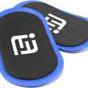Gliding Discs Core Sliders Smooth Use On Carpet Floor Exercise Sliders Equipment.Compact Core Gliders for Home Gym - Fitness Equipment & Full-Body Workout Accessories (Blue)