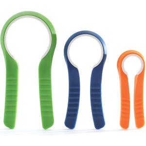 Norpro 3-Piece Jar Opener Set, Multicolor