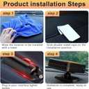 Portable Car Heater,12V 200W Fast Heating Defroster 2 in 1 Automobile Windshield Fast Heaters Car Heater That Plugs into Cigarette Lighter for Car, SUV, Trucks (Orange Black)