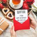 4 x Ithmahco Funny Retirement Card for Coworkers, Coworker Leaving Cards for Women Men, Farewell Gifts for Him Her, Happy Retirement Gifts for Teachers Boss Teacher Nurse