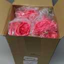 8 Bundles Artificial Peonies Flowers Boho Faux Flowers Arrangements Artificial Centerpiece Spring Bouquet Floral Wedding Decoration for Vase(Pink Series)