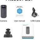 Mini Body Camera 1080P with Audio & Video Recording Small POV Cam with 64G Card - Wearable Personal Portable Cameras Recorder DV - Night Version Camcorder for Security Work Records Guard Traveling