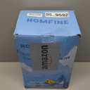 HOMFINE Cooling Comforter King Size, Grey Summer Cooling Blanket for Hot Sleepers and Night Sweats, Japanese Double-Sided Cold Tech Fabric Q-Max 0.45, Soft Breathable Silky Smooth Lightweight