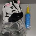 iPlay, iLearn Bouncy Pals Zebra Hopping Horse, Plush Inflatable Animal Hopper, Indoor n Outdoor Ride on Jumping Bounce Toys, Birthday Gift for 18 Months 2 3 4 5 Year Old Kids Toddlers Boys Girls