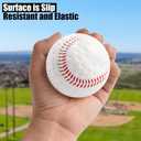 Baseballs 12 Pack Dimpled Baseballs, 9-Inch Pitching Machine Balls for Hand-Eye Coordination, Hitting and Fielding Practice
