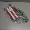 TOPFLAGS Garden Flag Stand with American Flag Garden Flag Heavy Duty Metal Yard Flag Holder Pole Stake Small Flag Stands for Garden Flags 12 x 18 with Clips and Stopper