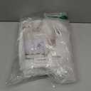 RIMELA White Bed Skirt King Size 16 Inch Drop, Elastic Bed Skirting for Bed Base and Frame, Bedding Dust Ruffle Easy to Install, Lightweight Wrap Around Adjustable Bedskirt