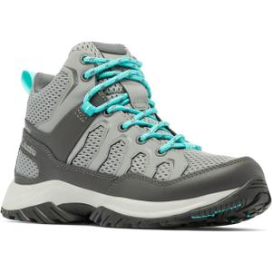 Columbia womens Granite Trail Mid Waterproof (10.5, Titanium Grey Steel/Bright Aqua)