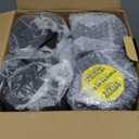 PUMPSUN 4Pack Solar Pathway Lights Outdoor, Landscape Lighting Dust to Dawn Solar Lights for Garden Decor, Metal Path Lights Solar Powered for Yard Lawn Patio Walkway Warm Yellow