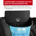 EALER SBH202 Ice Skate Bag Ice Skating Backpack, Roller Skates Ski Boot Bag, Ice & Inline Skate Bag - Large Capacity Waterproof Protective Gear