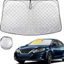 Windshield Sun Shade for Nissan Altima Sedan 2013 2014 2015 2016 2017 2018 Foldable Front Window Sunshade Cover Sun Visor Protector Block UV Rays