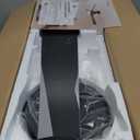 Amico Ceiling Fans with Lights, 52" Low Profile Ceiling fan with Light and Remote Control, Flush Mount, Reversible, 3CCT, Dimmable, Noiseless, Black Ceiling Fan for Bedroom, Indoor/Outdoor Use