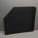 2 Pack 24 x 24 inch Black Polymer Mud Flaps Angled Fit for Semi Trucks Trailers