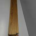 AMBIRD 28.9 Inch Length Shelf with Hooks Entryway Coat Rack Wall Mount Wood Coat Hooks with Shelf Wall-Mounted Coat Hook Rack with 5 Dual Hooks for Bathroom, Living Room, Bedroom (Brown)